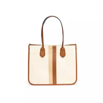 MICHAEL KORS Сумка-шоппер HEIDI из хлопка, большая женская сумка из натуральной кожи, коричневая, разноцветная