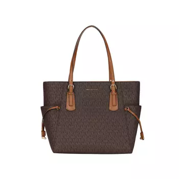 MICHAEL KORS Сумка-шоппер из искусственной кожи, сумка-шоппер, дамская сумочка, сумка через плечо, среднего размера, цвет "желудь коричневый"