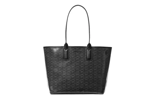 MICHAEL KORS Сумка-шоппер из полиэстера, сумка для покупок, сумка для собачьих зубов, сумка на плечо, женская сумка-туба, черная
