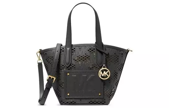 MICHAEL KORS Сумка-шоппер Kimberly из искусственной кожи, женская, черная, через плечо