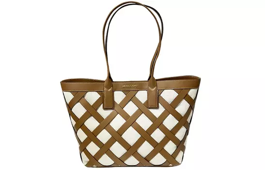 MICHAEL KORS Сумка-шоппер Sienna Leather, сумки через плечо, обычные женские коричневые сумки