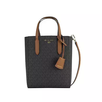 MICHAEL KORS Сумка-шоппер Sinclair из искусственной кожи, сумка-шоппер, сумка через плечо, обычная женская, цвета «желудь» и «коричневый»