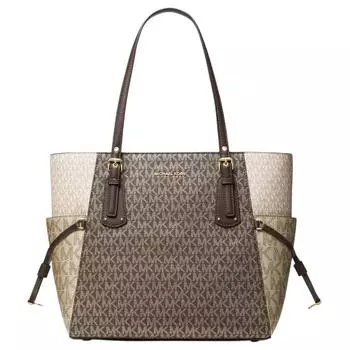 MICHAEL KORS Сумка-шоппер Voyager Handbag Collection из нейлона, женская, светло-золотисто-коричневая