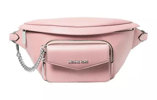 MICHAEL KORS Сумка-слинг Maisie Canvas через плечо, большая женская, розовая