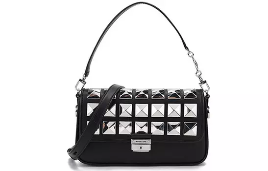 MICHAEL KORS Сумка-тоут Bradshaw из кожи через плечо, женская, черная