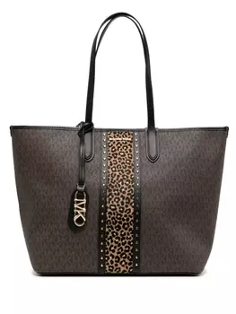 Michael Kors сумка-тоут Eliza с монограммой, коричневый
