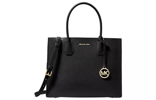 MICHAEL KORS Сумка-тоут из коровьей кожи, женская, черная