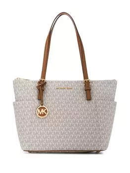 Michael Kors сумка-тоут Jet Set с логотипом, нейтральный цвет