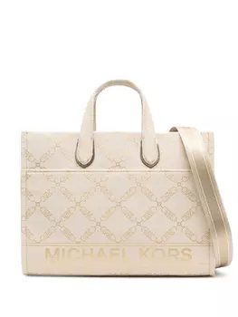 Michael Kors сумка-тоут с логотипом, нейтральный цвет