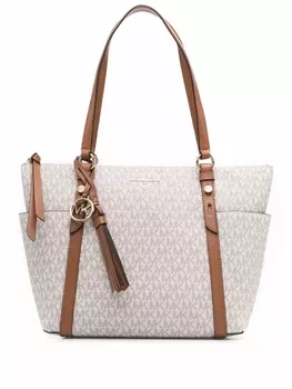 Michael Kors сумка-тоут Voyager с логотипом, нейтральный цвет