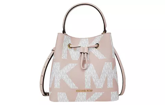 MICHAEL KORS Сумка-ведро Suri из искусственной кожи, сумка через плечо, женская сумка среднего размера, нежно-розовая
