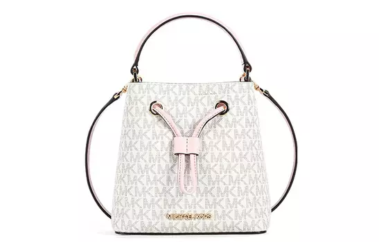 MICHAEL KORS Сумка-ведро Suri PVC, сумка через плечо, сумка через плечо, женская, цвет "ванильно-белый"