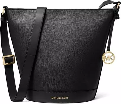 Michael Kors Townsend Сумка-ведро на молнии среднего размера, черный