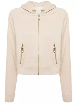 Michael Kors укороченное худи, коричневый