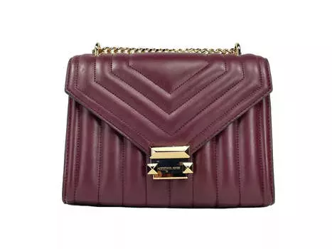 Michael Kors Whitney Medium Chain Shoulder Flap сумка через плечо Женская Oxblood, цвет multi