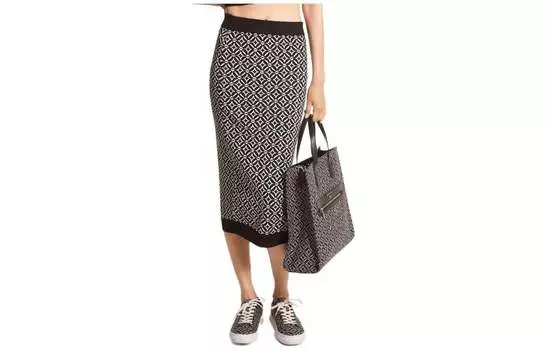 Michael Kors Женская повседневная длинная юбка Michael Kors, цвет Black