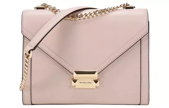 MICHAEL KORS Женская сумка через плечо из коровьей кожи, светло-розовая, коллекция багажа