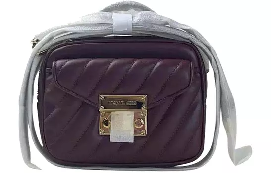 MICHAEL KORS Женская сумка-кошелек из розовой кожи для фотоаппарата, дамская сумочка, сумка через плечо, Trumpets, цвет фуксия