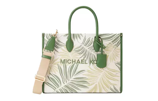 Michael Kors Женская Сумка Mirella Michael Kors, Off-white/green/avocado green