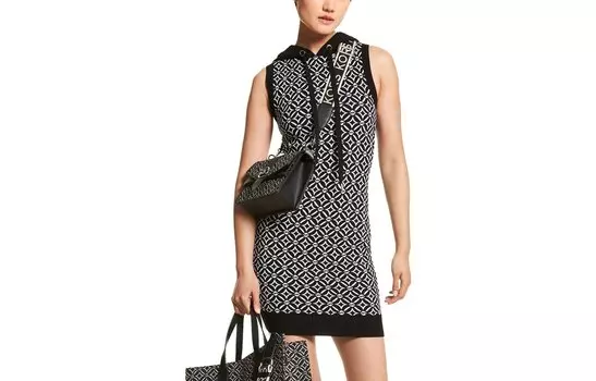 Michael Kors Женское Платье Без Рукавов Michael Kors, цвет Black