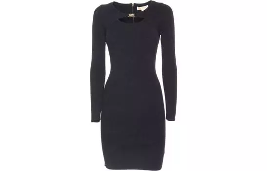 Michael Kors Женское платье с длинными рукавами Michael Kors, цвет Black