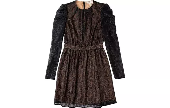 Michael Kors Женское платье с длинными рукавами Michael Kors, цвет Black