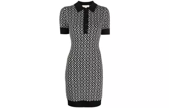 Michael Kors Женское платье с шортами и рукавами Michael Kors, цвет Black