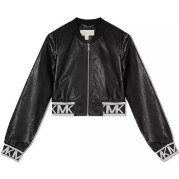 Michael Kors Женское Укороченное Пальто Michael Kors, цвет Black