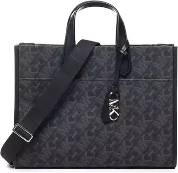 Michael Michael Kors Admiral Синяя сумка-тоут с логотипом Gigi, цвет Admiral/Pale Blue