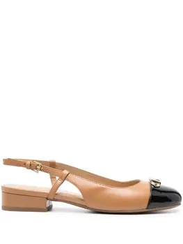 Michael Michael Kors балетки с логотипом, коричневый
