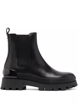 Michael Michael Kors ботинки с тисненым логотипом, черный
