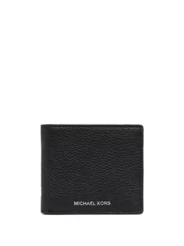 Michael Michael Kors бумажник из зернистой кожи, черный