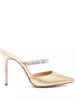 Michael Michael Kors декорированные мюли, золотистый