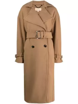 Michael Michael Kors двубортный тренч, коричневый