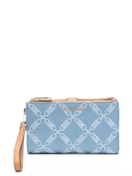 Michael Michael Kors джинсовый кошелек с монограммой, синий