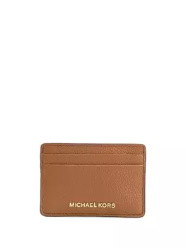 Michael Michael Kors фактурный картхолдер, коричневый