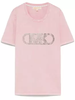 Michael Michael Kors футболка с заклепками, розовый