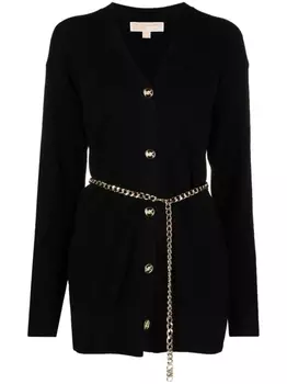 Michael Michael Kors кардиган с цепочкой, черный