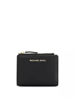 Michael Michael Kors картхолдер с металлическим логотипом, черный