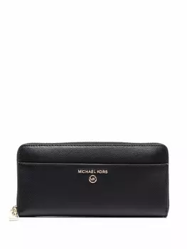 Michael Michael Kors кошелек на молнии с логотипом, черный