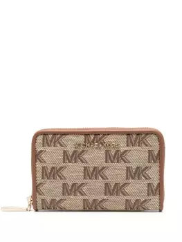 Michael Michael Kors кошелек на молнии с логотипом, нейтральный цвет
