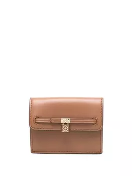 Michael Michael Kors кошелек с подвеской-логотипом, коричневый