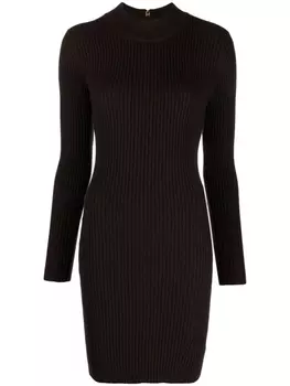 Michael Michael Kors платье мини с длинными рукавами, коричневый