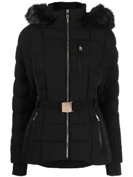 Michael Michael Kors пуховик с поясом, черный
