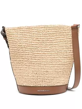 Michael Michael Kors small Townsend bucket bag, нейтральный цвет