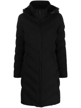Michael Michael Kors стеганая куртка с капюшоном, черный