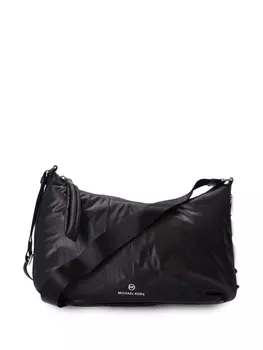Michael Michael Kors стеганая сумка на плечо с логотипом, черный