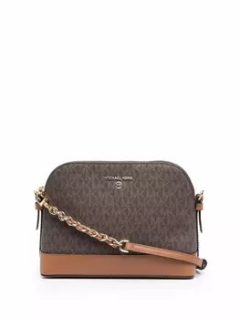 Michael Michael Kors сумка через плечо Dome с логотипом, коричневый