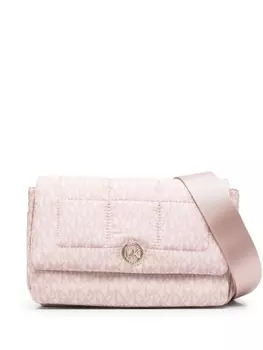 Michael Michael Kors сумка через плечо Lilah с монограммой, нейтральный цвет