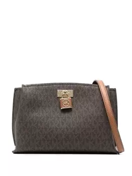 Michael Michael Kors сумка через плечо с логотипом, коричневый
